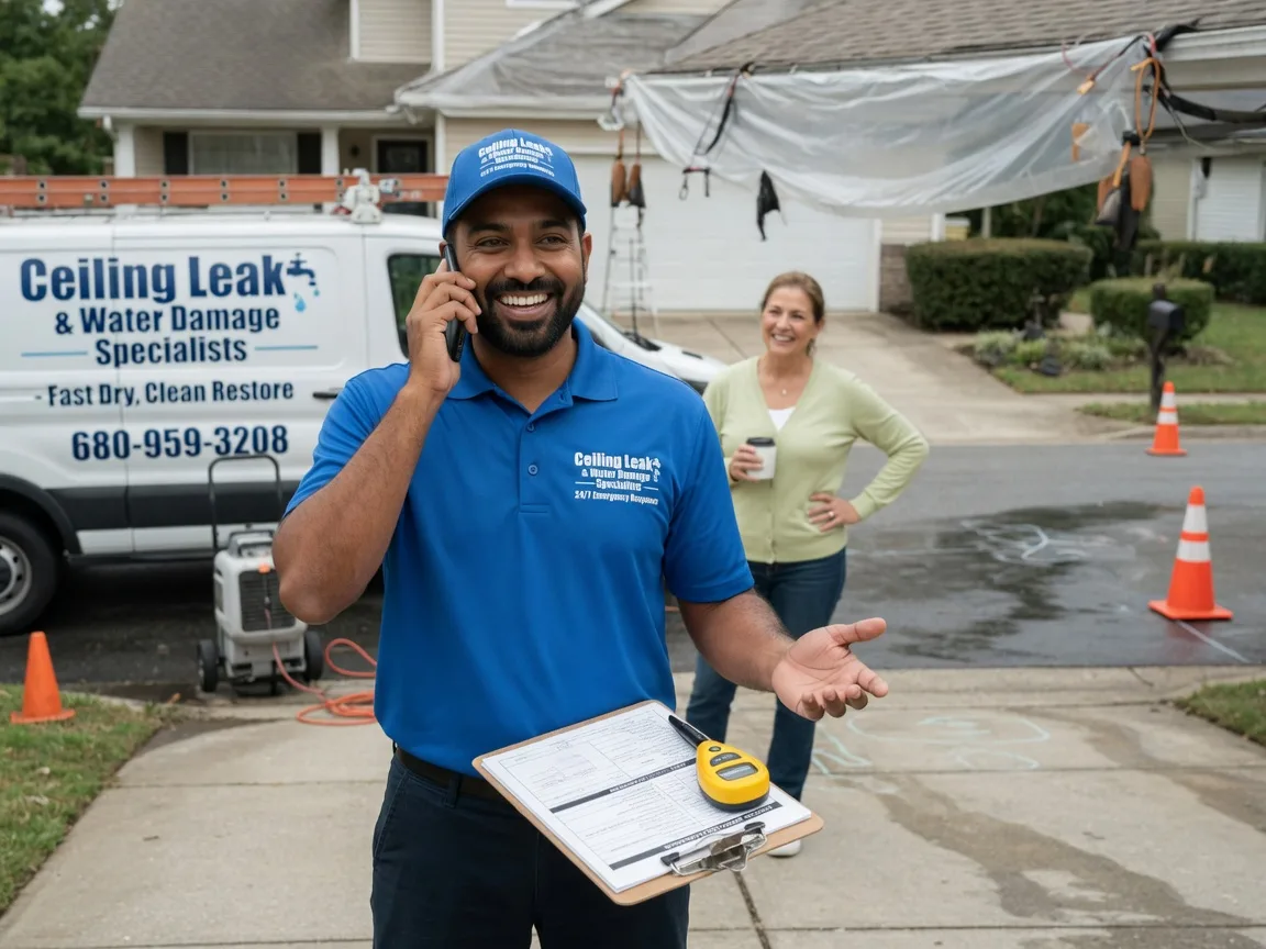 Ceiling Leak Cleanup Etna, WY FAQs